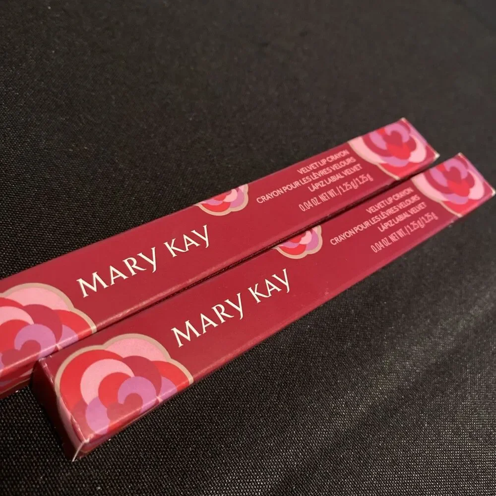 Mary Kay Velvet Lip Crayon-NIB-#208941-Visionary Pink Set Of 2
